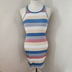 Unbranded Striped Bodycon Dress Women's‎ Size Small
